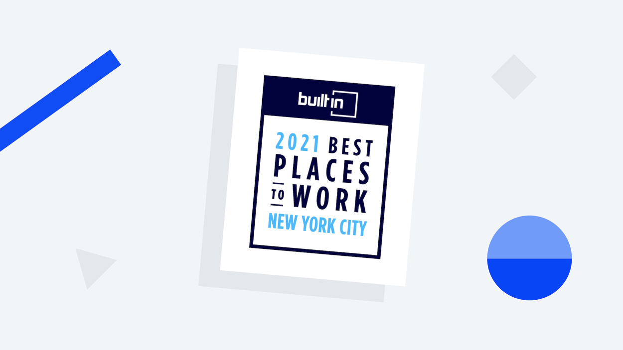 Onna takes third place in Built In NYC’s 100 Best Places to Work 2021