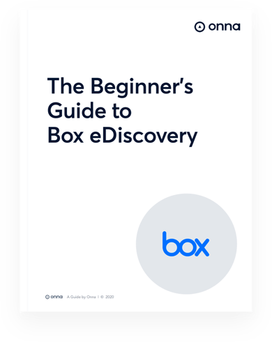 The beginner's guide to Box eDiscovery