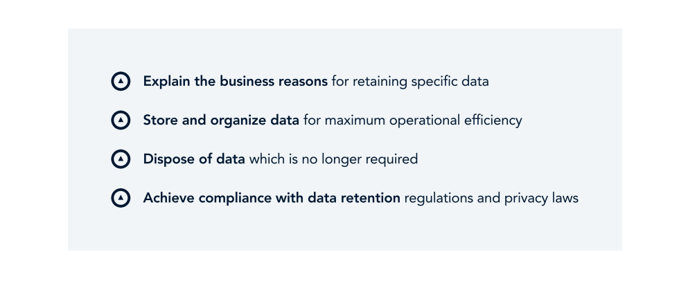 How To Develop An Effective Data Retention Policy - Onna