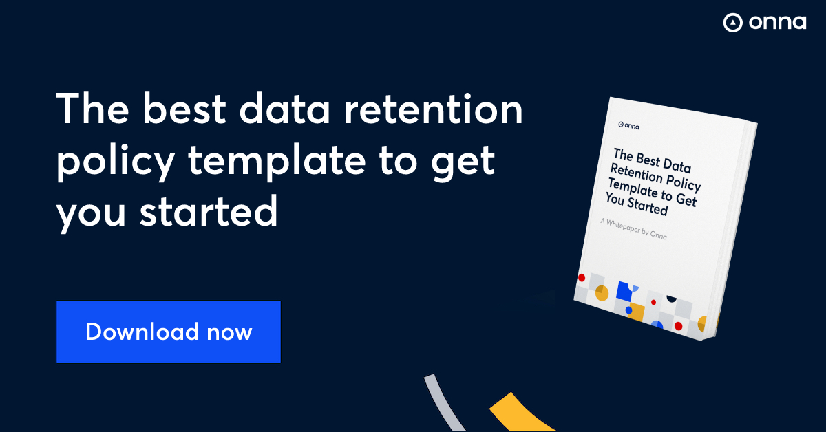 The best data retention policy template to get you started